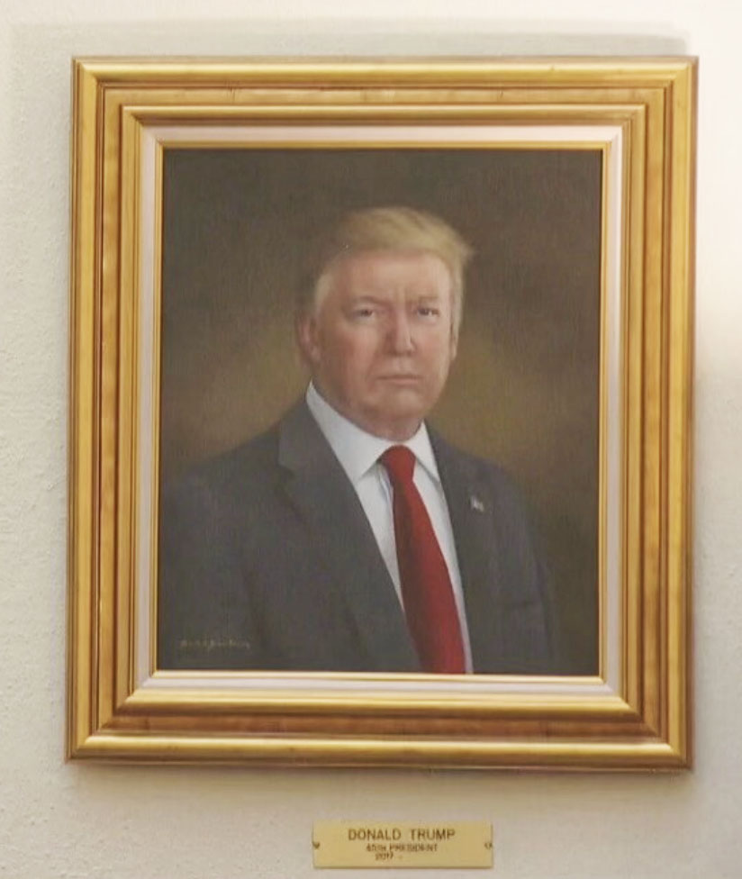 Political cartoon by Ann Telnaes, “A Trump portrait”, 2025-03-24.