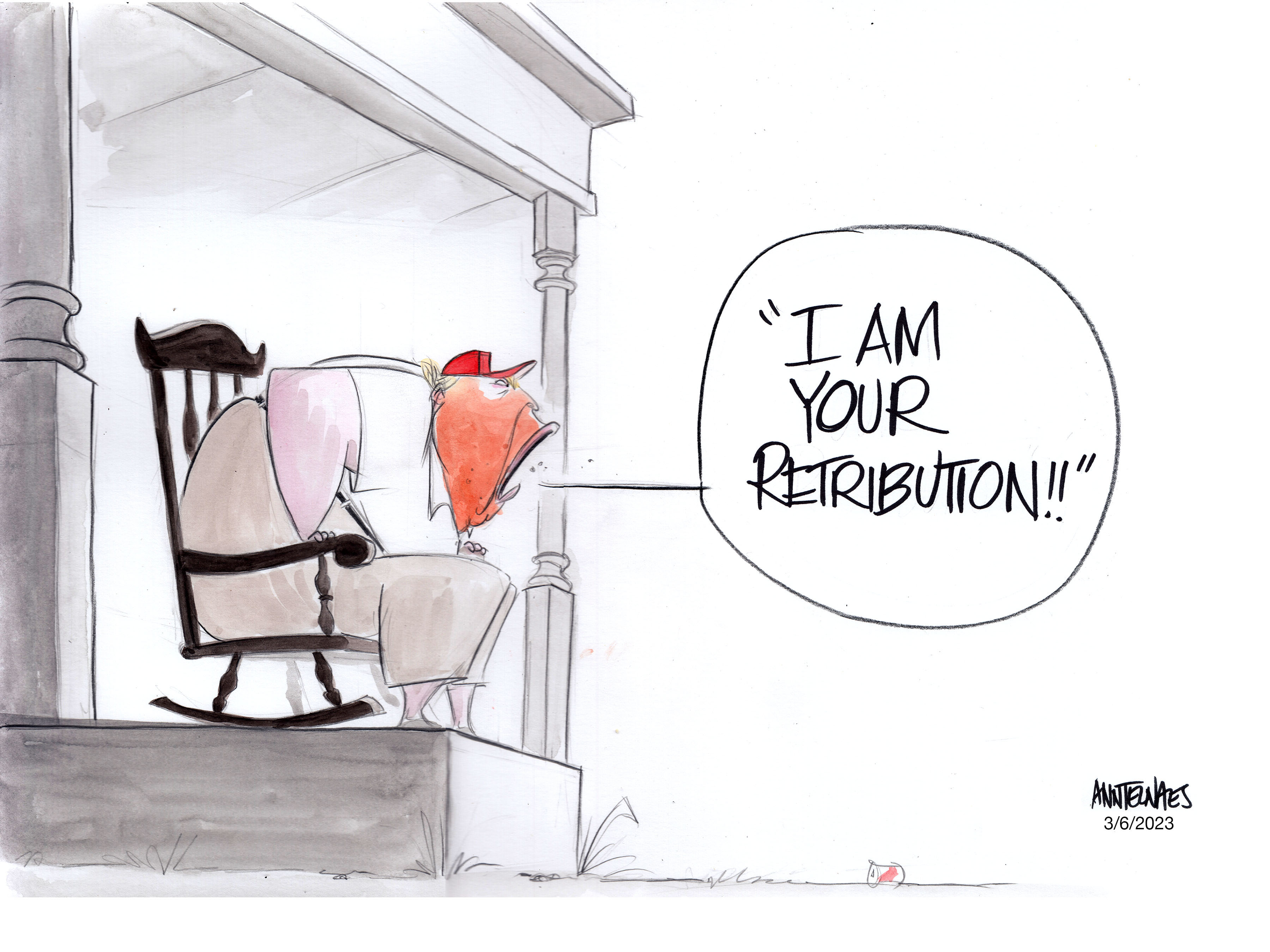 Political cartoon by Ann Telnaes, “Giving the Magas what they want”, 2025-01-20.