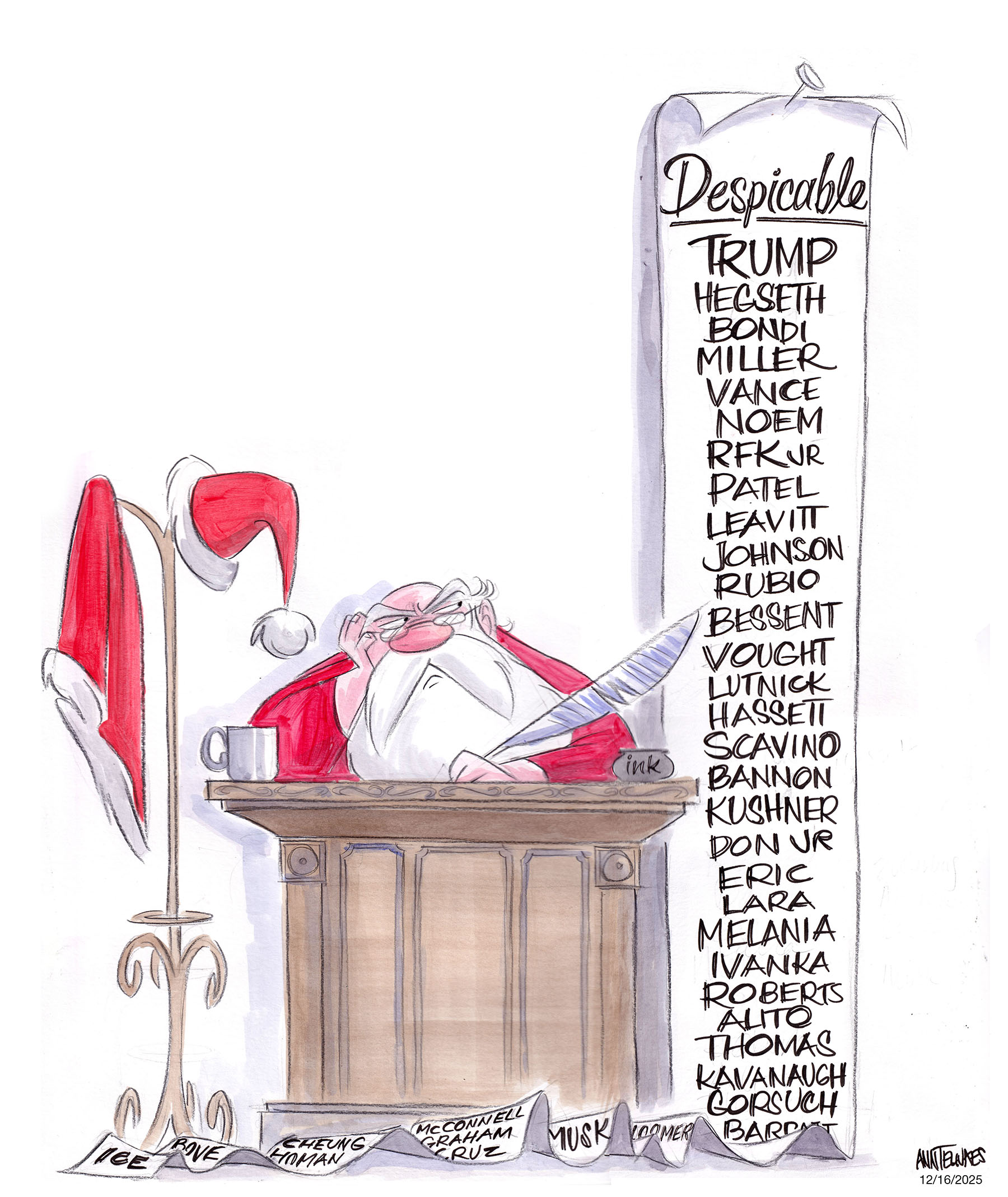 Making a list and checking it twice