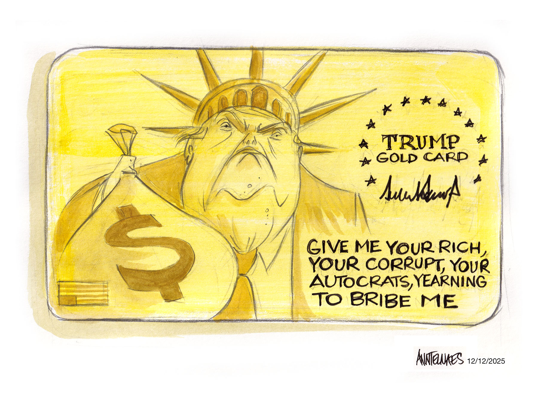 The Trump gold card