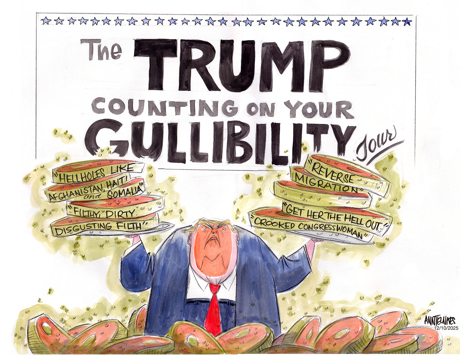 Trump dusting off the old playbook