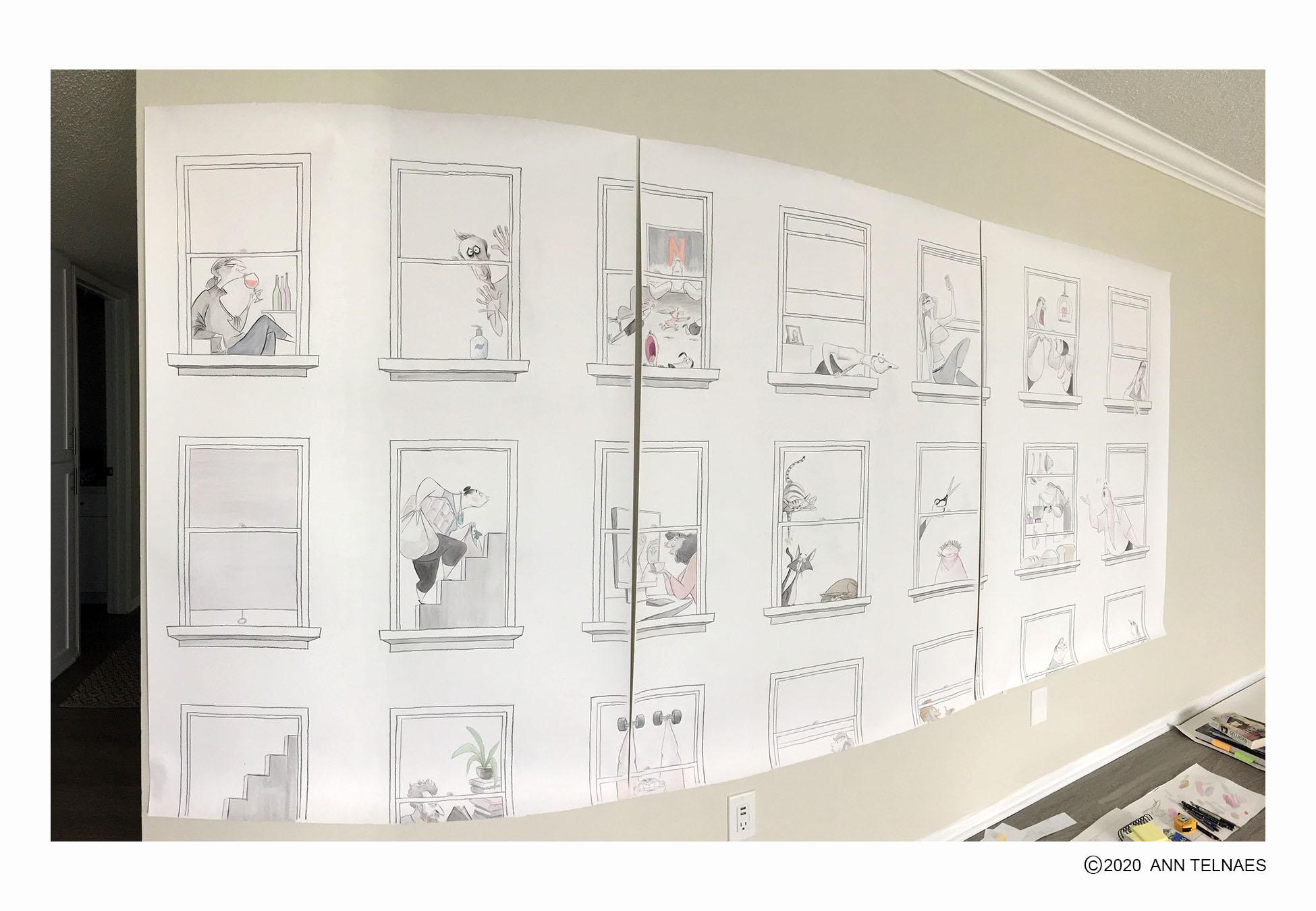 Political cartoon by Ann Telnaes, “Why Open Windows?”, 2025-03-11.