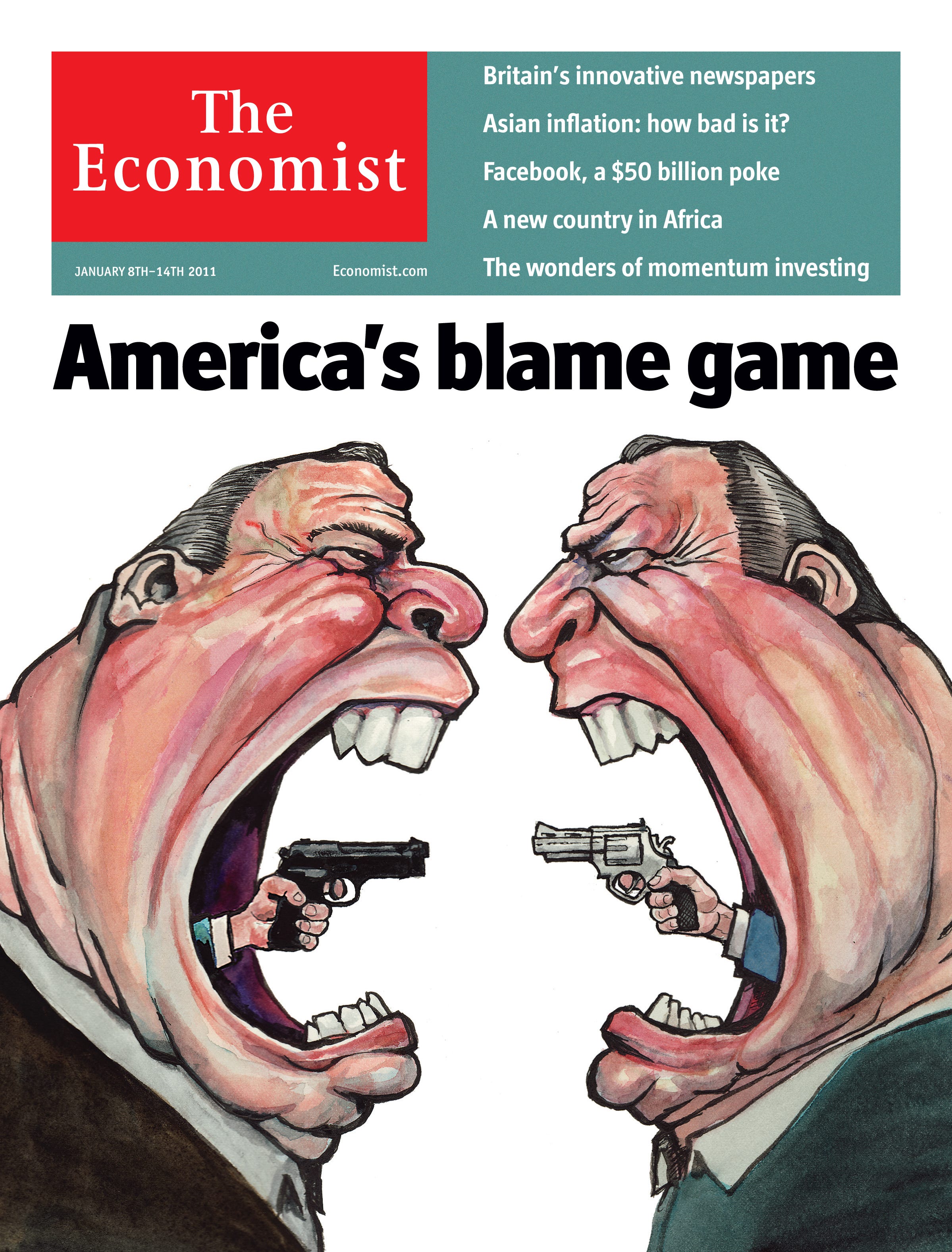 Political cartoon by Kevin Kallaugher, “Talking About Guns...”, 2025-08-28.