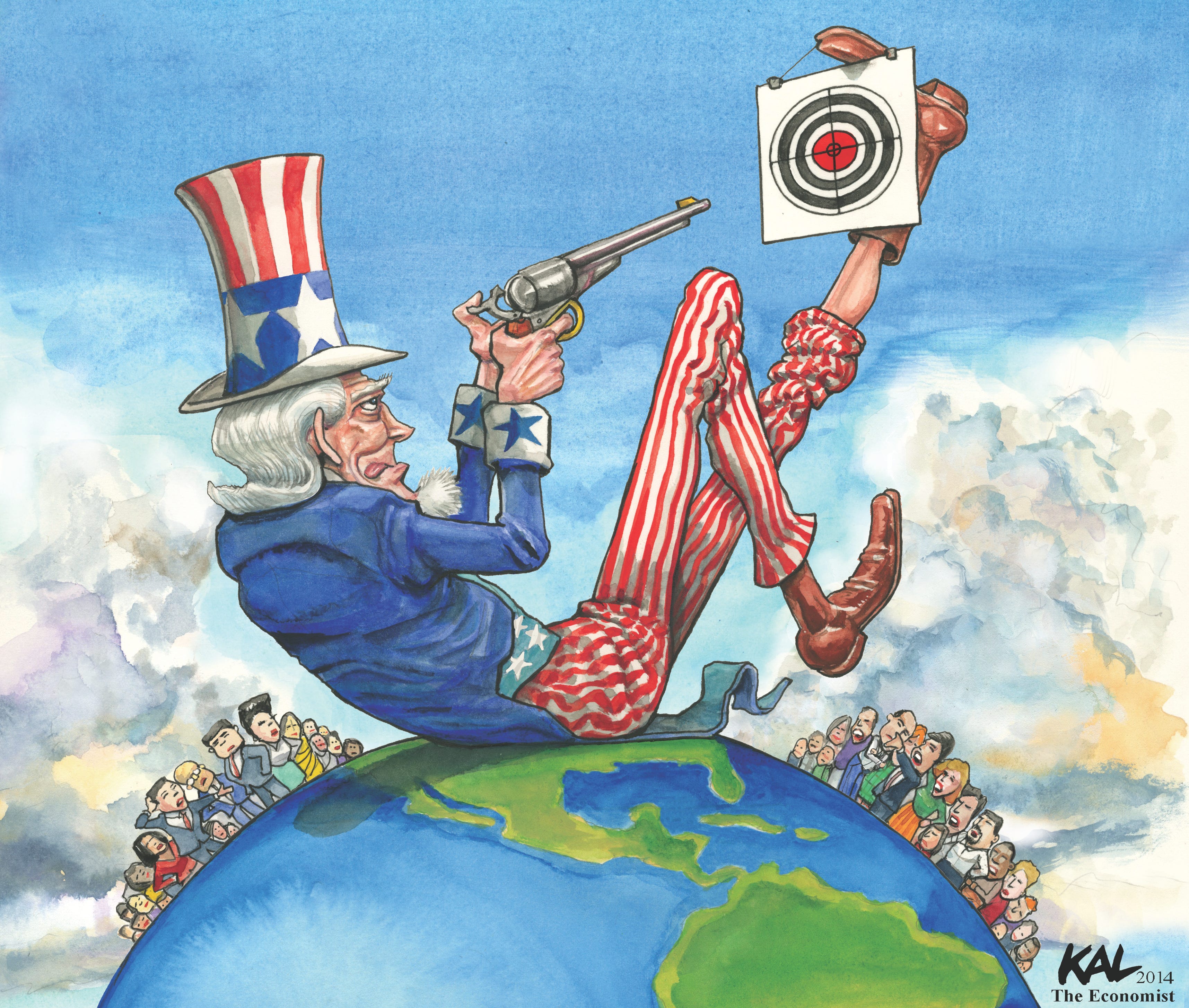 Political cartoon by Kevin Kallaugher, “Trading Barbs With China”, 2025-08-06.