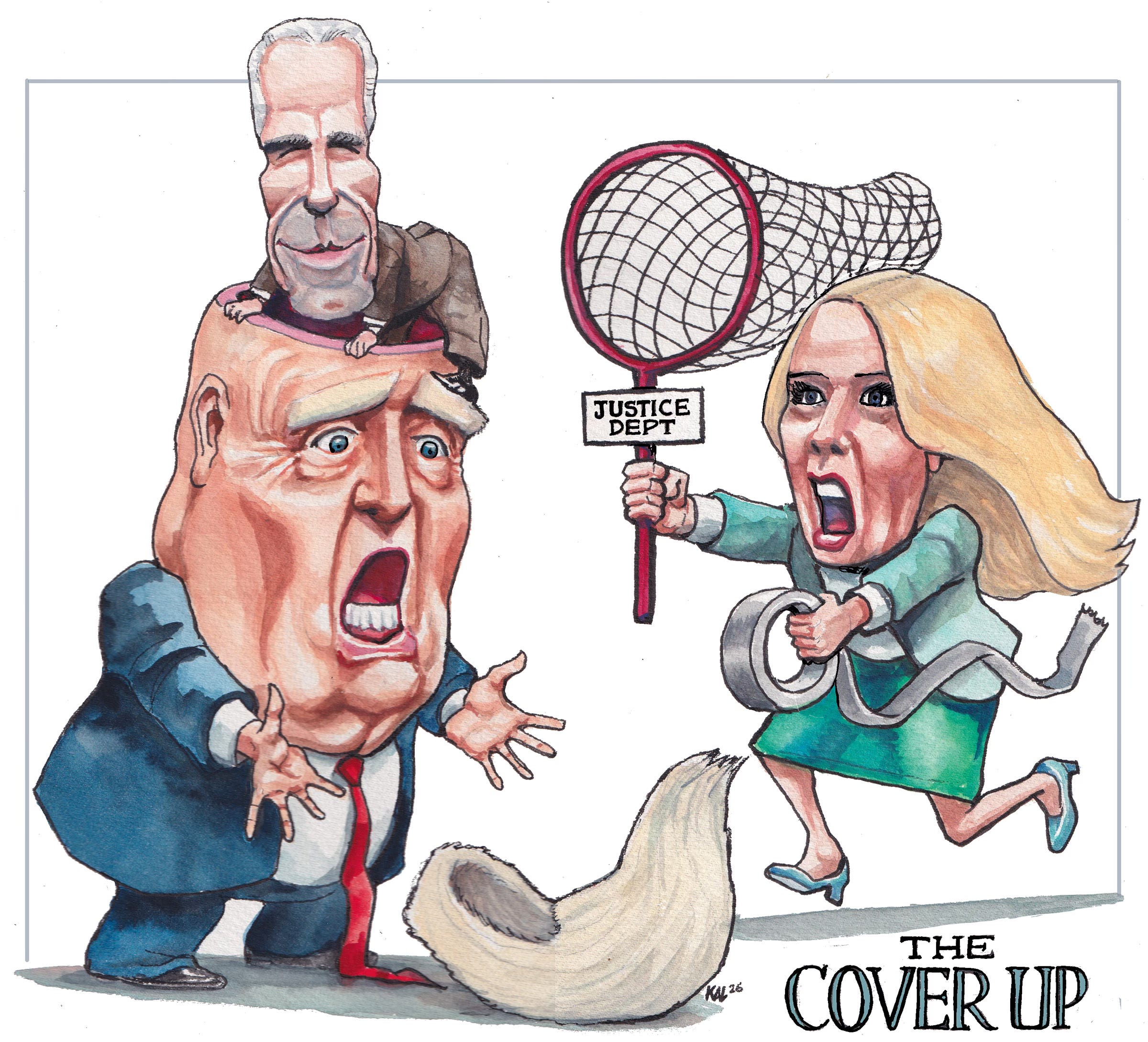 Political cartoon by Kevin Kallaugher, “What Really is On Trump's Mind”, 2026-03-02.