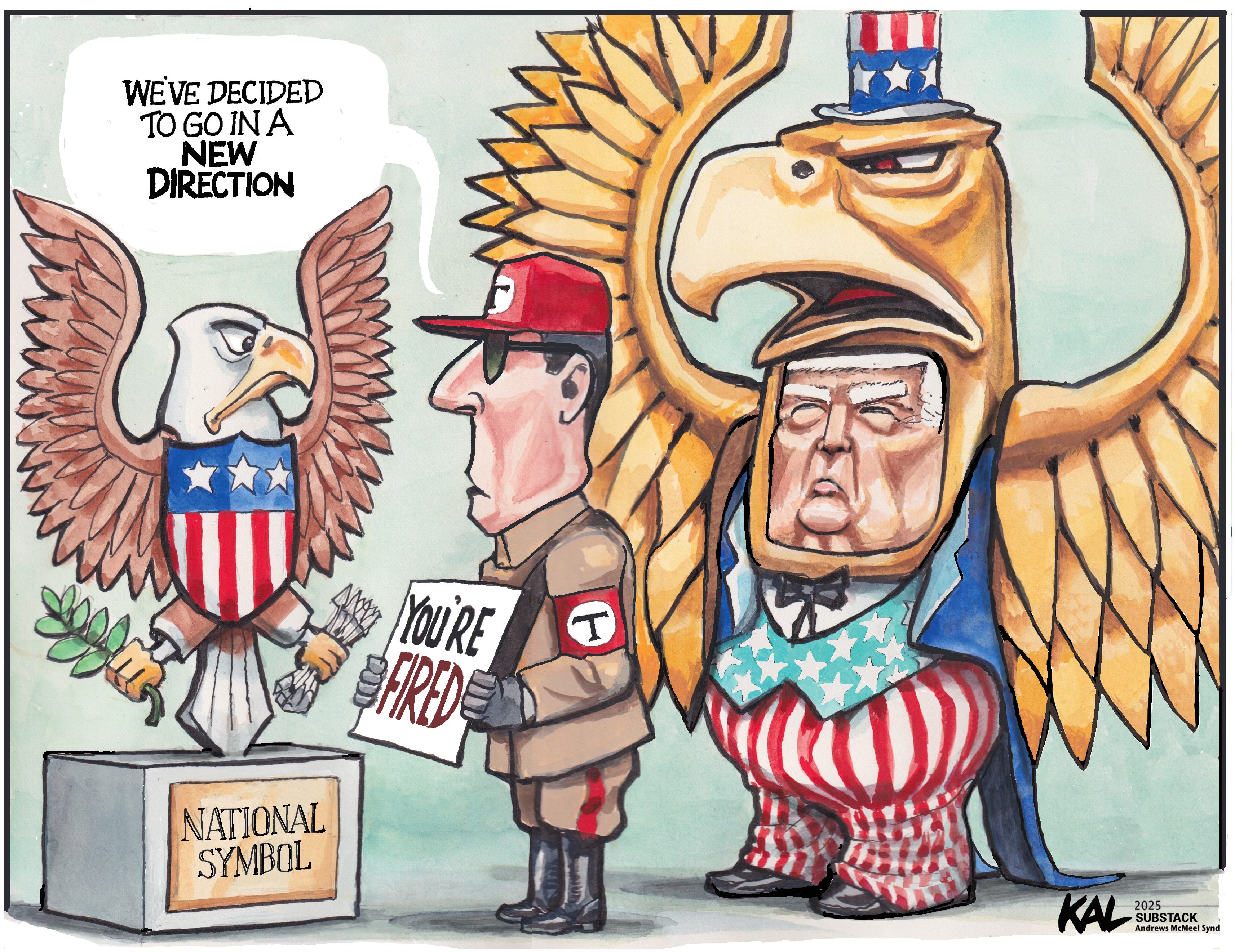 Political cartoon by Kevin Kallaugher, “When Gold is not Good”, 2025-12-24.