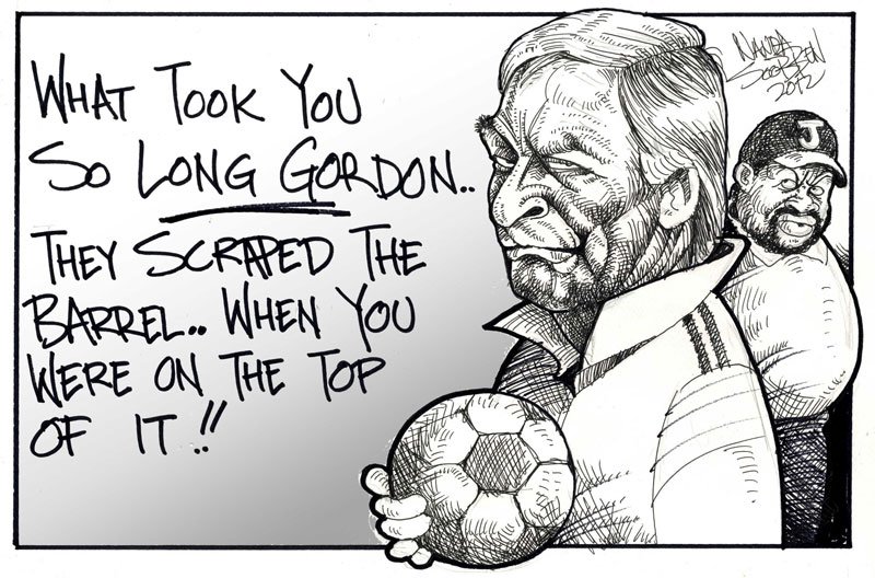 Political cartoon by Nanda Soobben, “Untitled”, 2012-07-02.