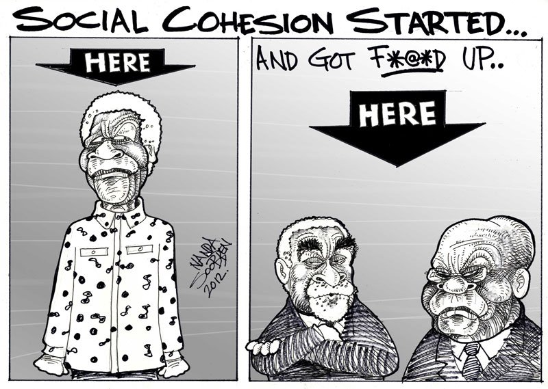 Political cartoon by Nanda Soobben, “Untitled”, 2012-07-09.