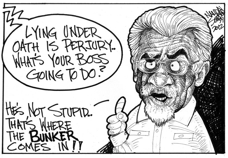 Political cartoon by Nanda Soobben, “Untitled”, 2012-11-19.