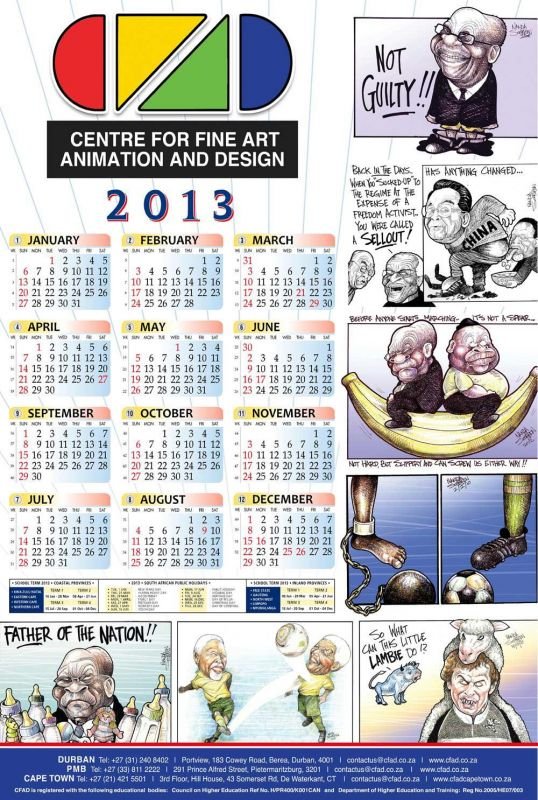 Political cartoon by Nanda Soobben, “Untitled”, 2013-01-01.