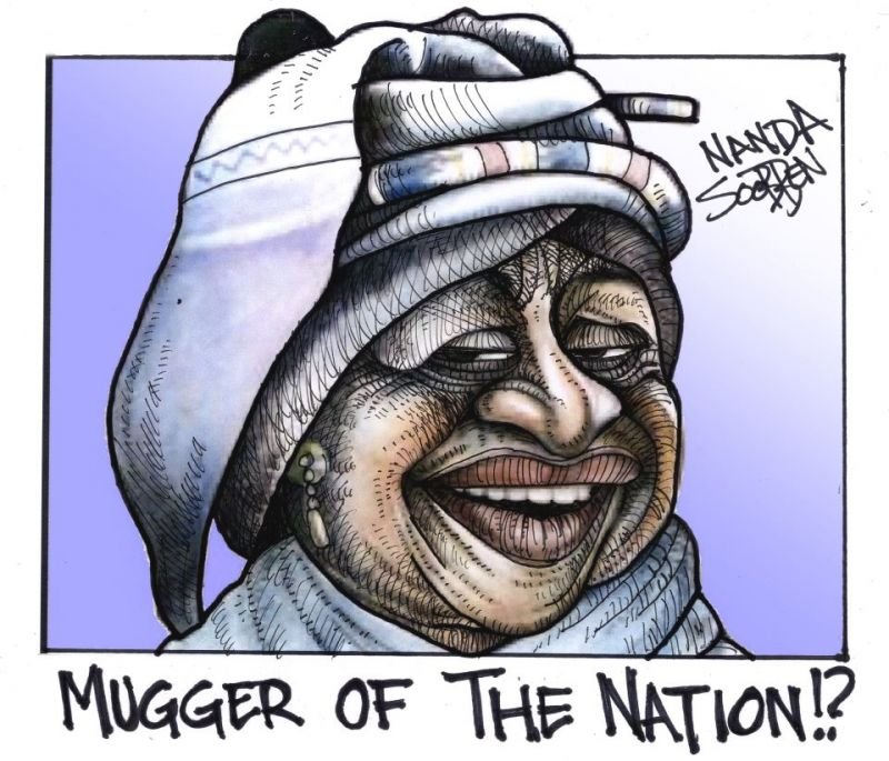 Political cartoon by Nanda Soobben, “Untitled”, 2013-03-16.