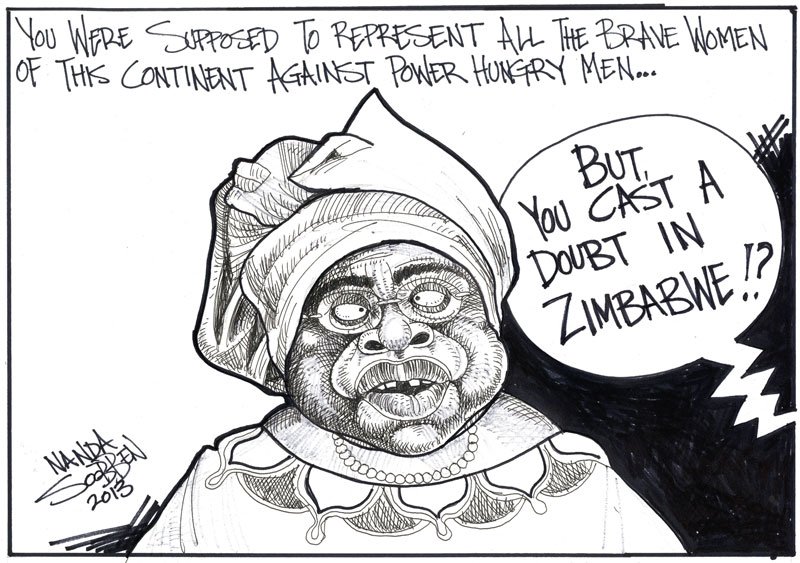 Political cartoon by Nanda Soobben, “Untitled”, 2013-08-01.