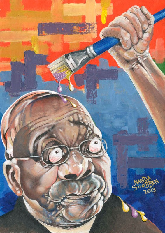Political cartoon by Nanda Soobben, “Untitled”, 2013-11-20.