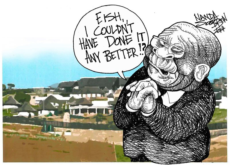 Political cartoon by Nanda Soobben, “Untitled”, 2014-03-17.