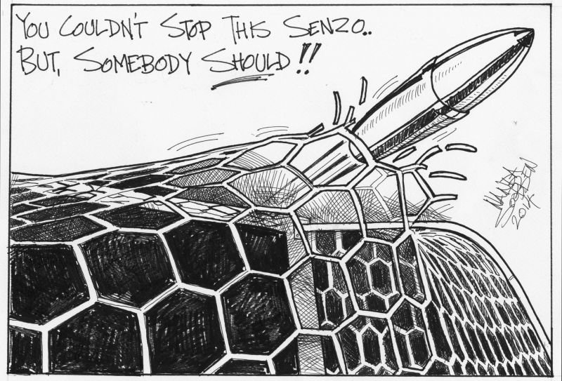 Political cartoon by Nanda Soobben, “Untitled”, 2014-10-27.