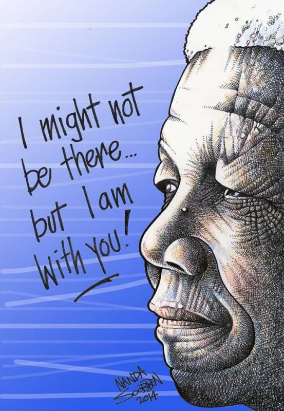 Political cartoon by Nanda Soobben, “Untitled”, 2014-12-04.