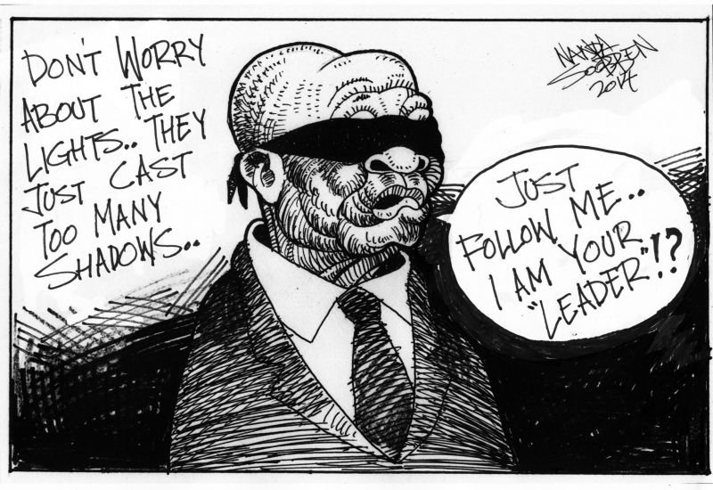 Political cartoon by Nanda Soobben, “Untitled”, 2014-12-17.