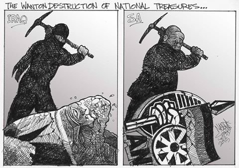 Political cartoon by Nanda Soobben, “Untitled”, 2015-03-09.