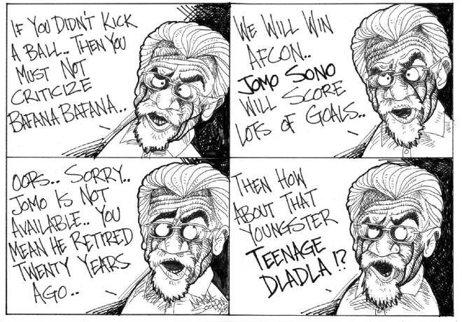 Political cartoon by Nanda Soobben, “Untitled”, 2015-04-08.
