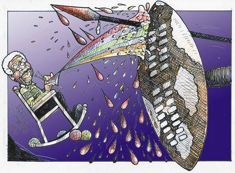 Political cartoon by Nanda Soobben, “Untitled”, 2015-04-20.