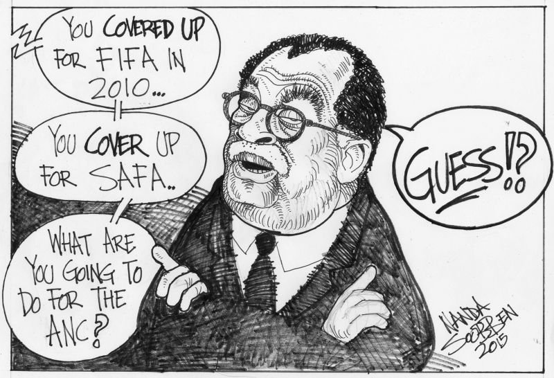 Political cartoon by Nanda Soobben, “Untitled”, 2015-05-25.