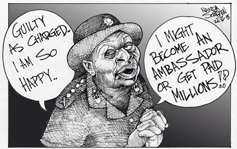 Political cartoon by Nanda Soobben, “Untitled”, 2015-06-26.
