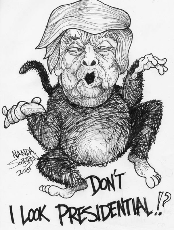 Political cartoon by Nanda Soobben, “Untitled”, 2016-01-15.