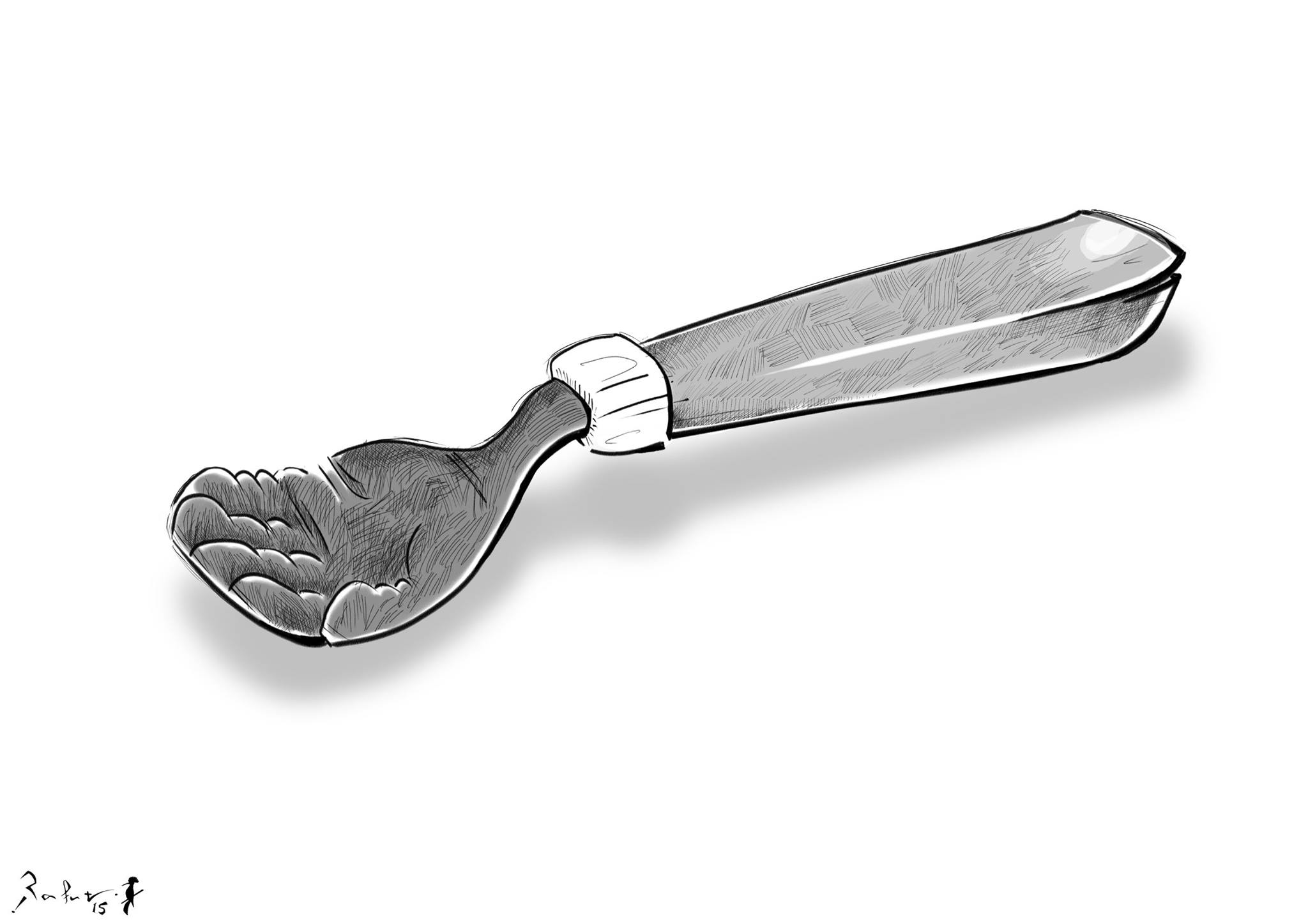 Political cartoon by Rafat Alkhatib, “Hungry Hands”, 29 October 2015.